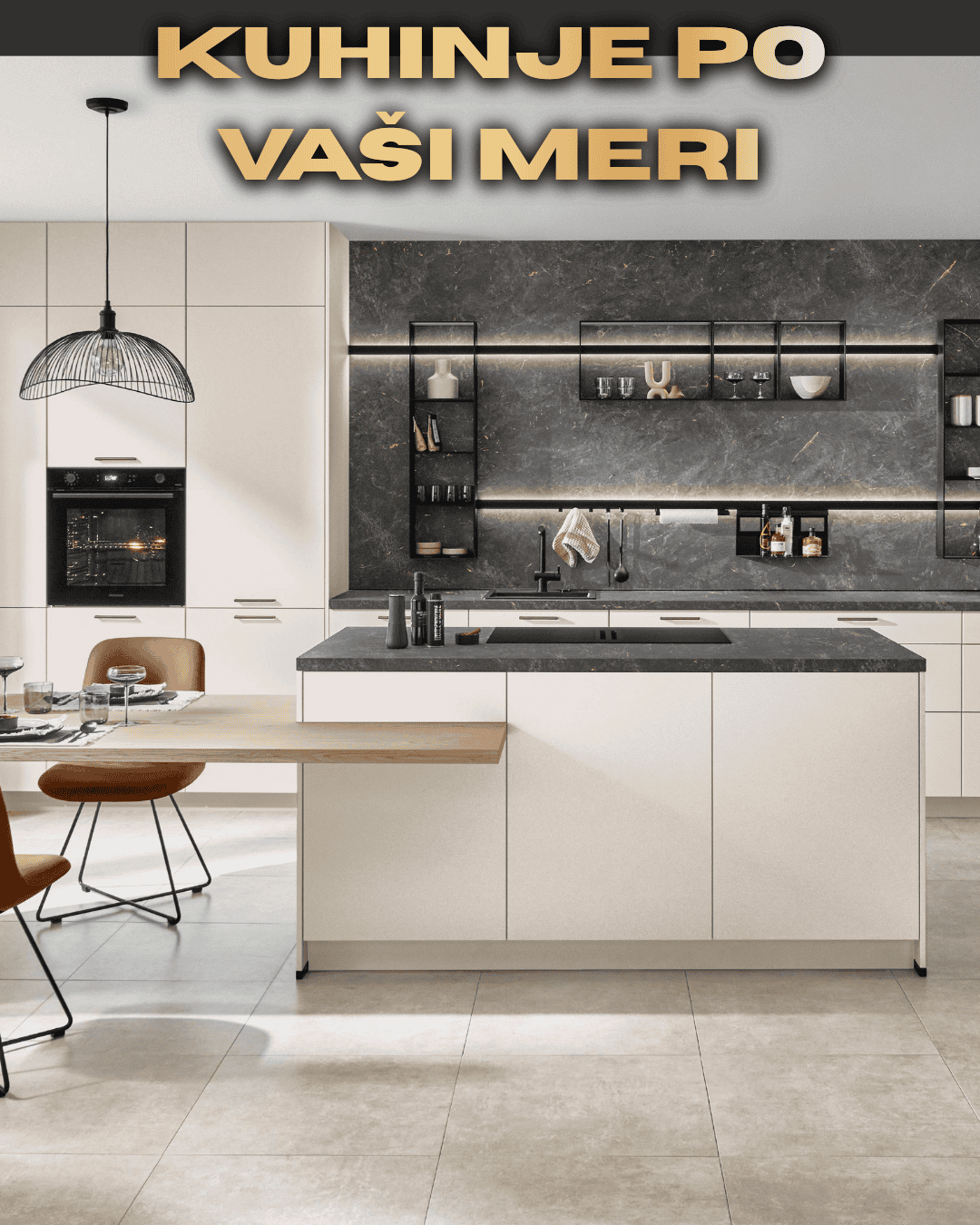 Custom kitchen cabinetry tailored to your needs and style. High-quality materials and craftsmanship.